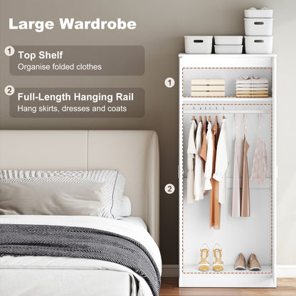 White High Gloss Bedroom Furniture Set