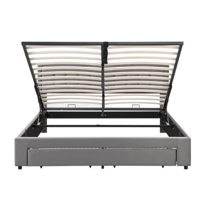 Super King Velvet Ottoman Bed 6ft With Storage