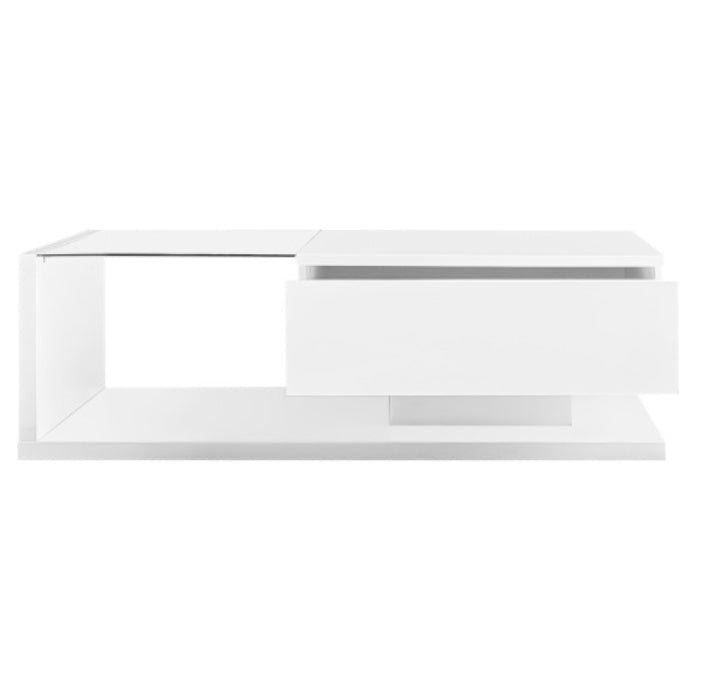 White High Gloss LED Coffee Table