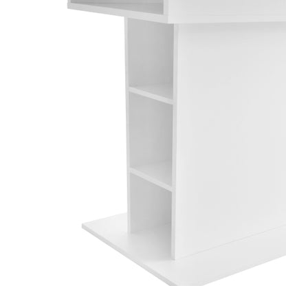 Extendable Dining Table With Storage - White