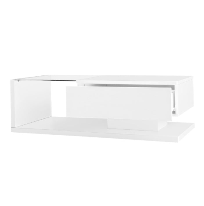White High Gloss LED Coffee Table