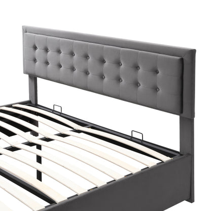 Super King Velvet Ottoman Bed 6ft With Storage