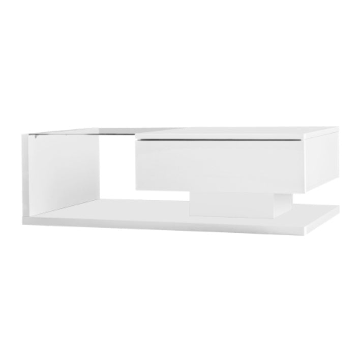 White High Gloss LED Coffee Table