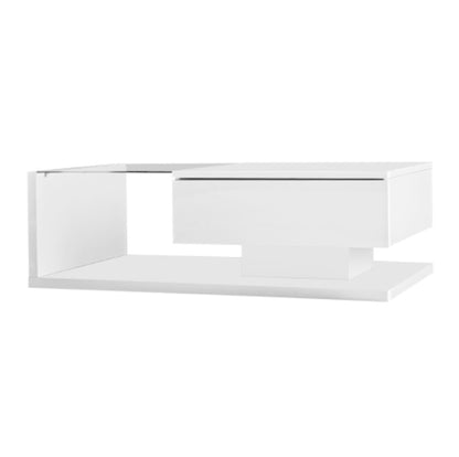 White High Gloss LED Coffee Table