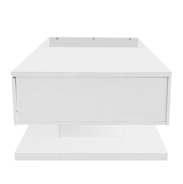 White High Gloss LED Coffee Table