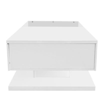 White High Gloss LED Coffee Table