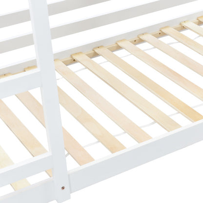 White Castle Bunk Bed with Ladder